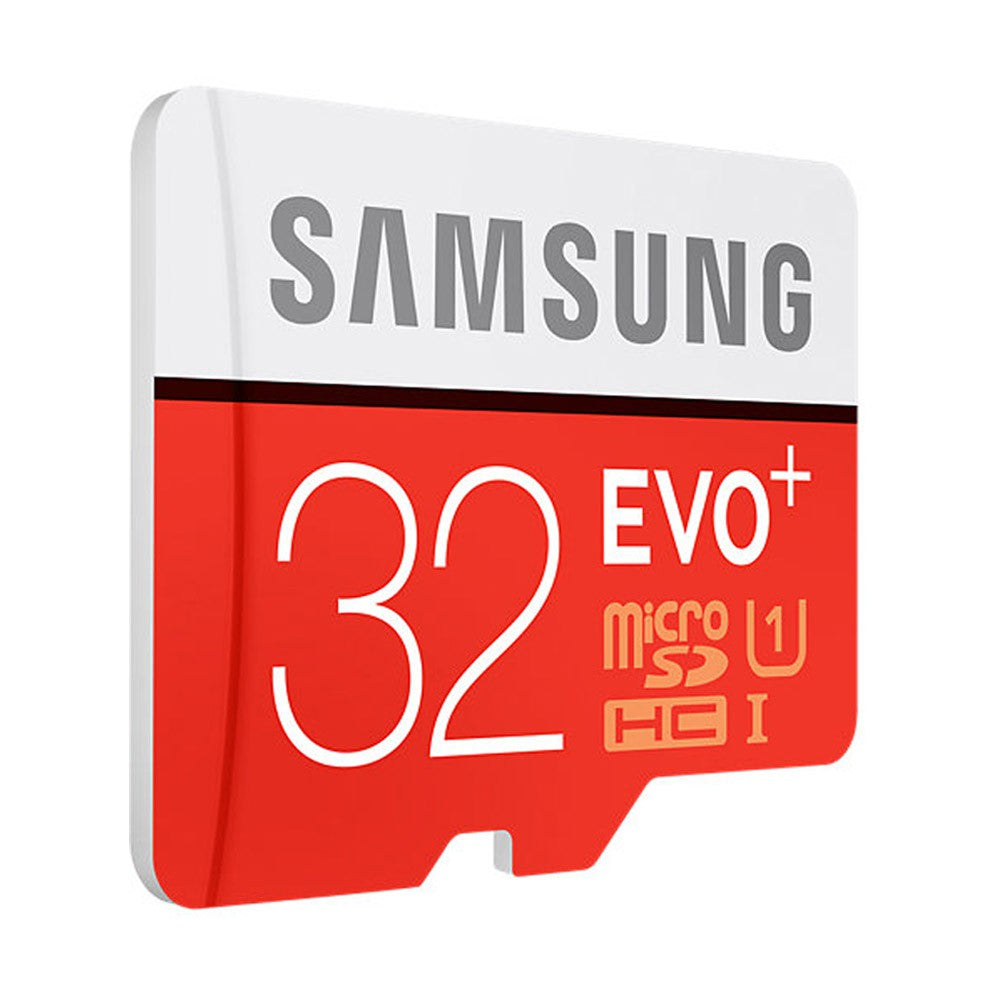 Samsung EVO Plus microSD w. Adapter 32GB/64GB Memory Cards