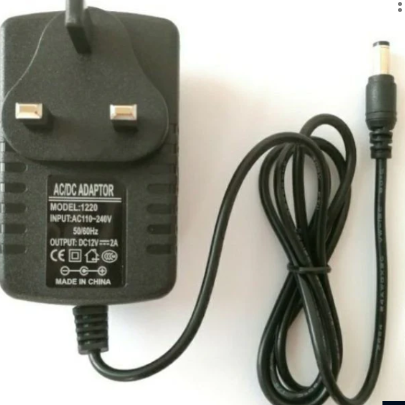 High Quality Power Adaptor AC to DC 12V 2A / Power Supply With LED for CCTV / Door Access 电源适配器 Penyesuai Bekalan Kuasa