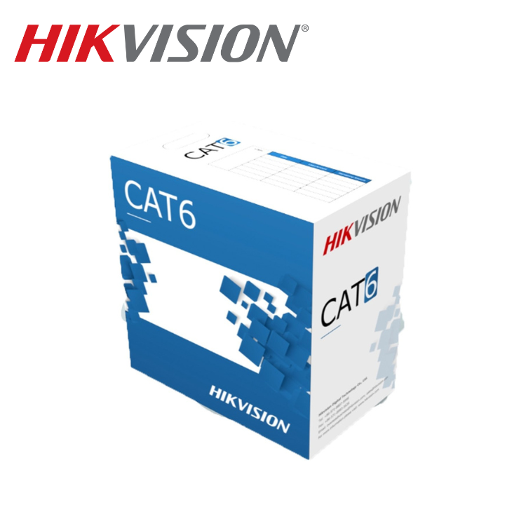 HIKVISION DS-1LN6-UE-W UTP CAT6 PVC 23 AWG 305M NETWORK CABLE