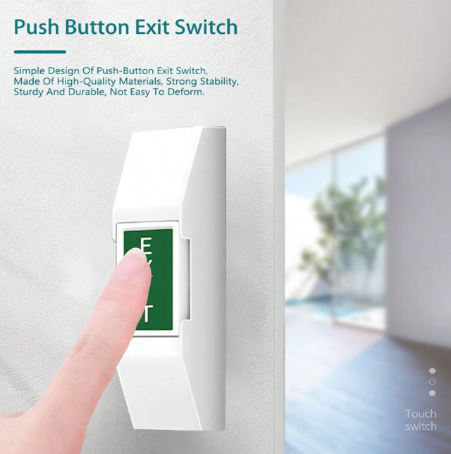 Exit Push Button (Small) For Door Access