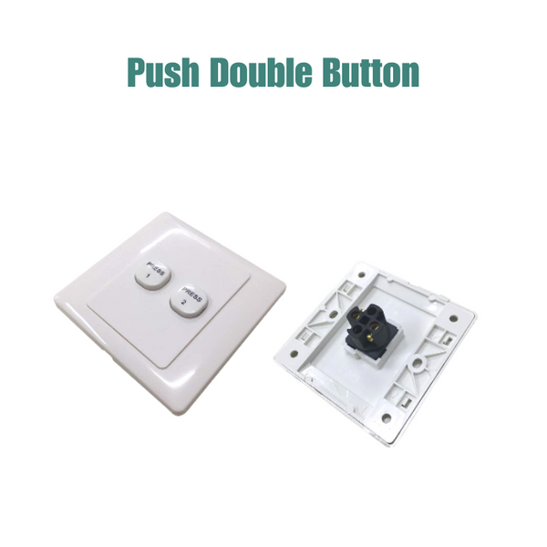 Gate System Push Double Button Switch