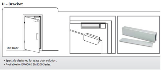 U BRACKET For Door Access EM Lock