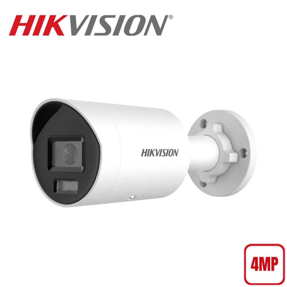 Hikvision 4MP DS-2CD2047G2H-LI Smart Hybrid Light with ColorVu Fixed Mini Bullet Network Camera