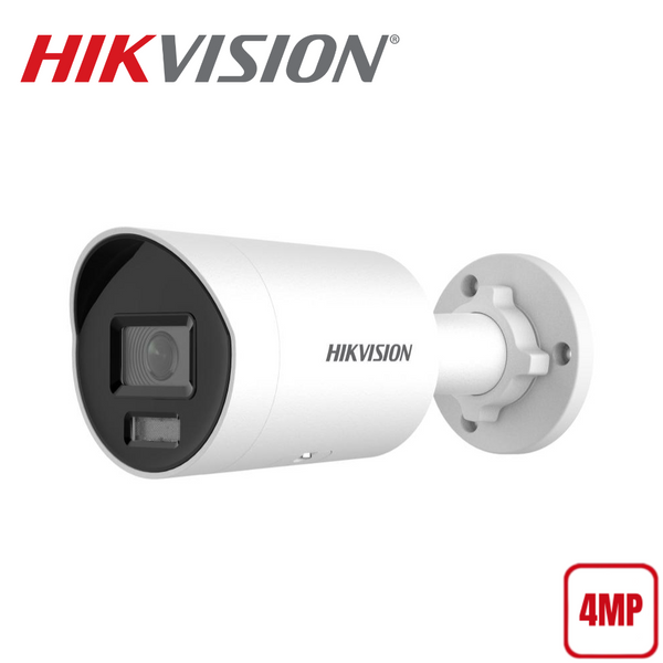 Hikvision 4MP DS-2CD2047G2H-LI Smart Hybrid Light with ColorVu Fixed Mini Bullet Network Camera