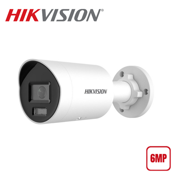 Hikvision 6MP DS-2CD2067G2H-LI Smart Hybrid Light with ColorVu Fixed Mini Bullet Network Camera