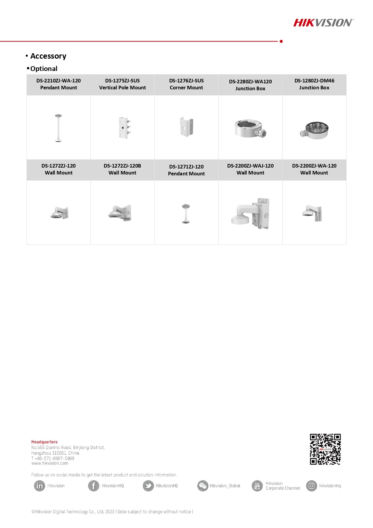 Hikvision 8MP DS-2CD2187G2H-LI Smart Hybrid Light with ColorVu Fixed Mini Dome Network Camera