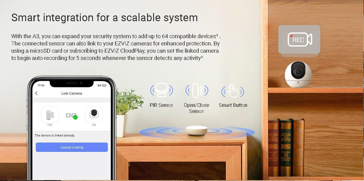 EZVIZ A3 Smart Home Gateway Works