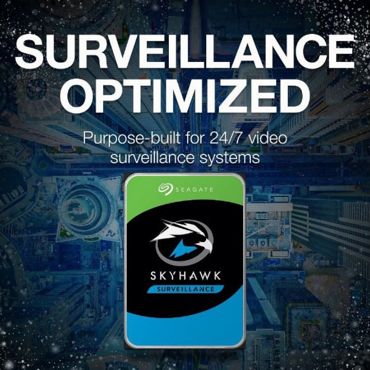 Seagate 1TB / 2TB / 4TB / 6TB / 8tb HDD Surveillance Hard Disk Skyhawk CCTV Hard Drive