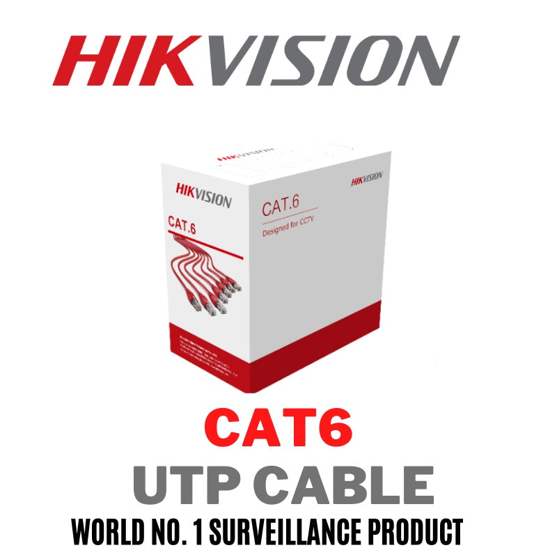 HIKVISION CAT6 UTP Network Cable Solid Bare Copper 305M DS-1LN6U-SC0