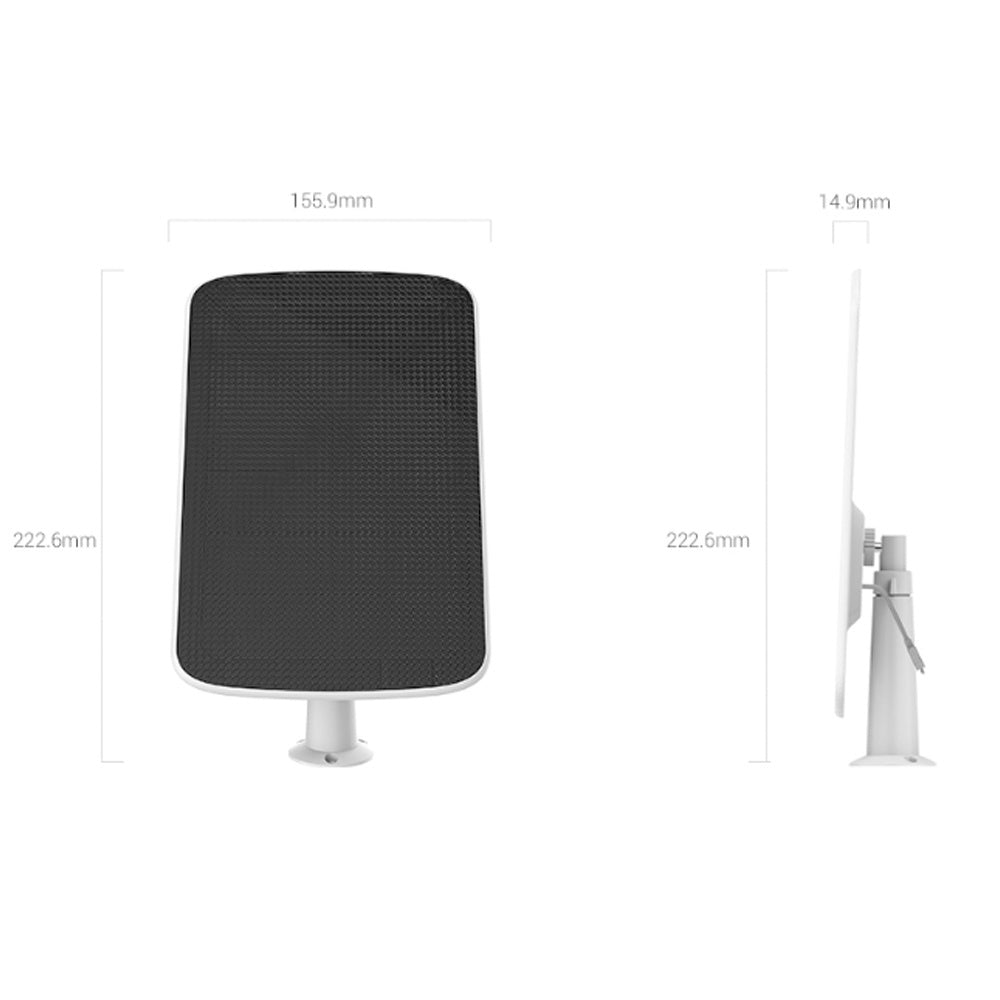 Ezviz Solar Charging Panel for Battery Powered Rechargeable Camera (Micro/Type-C)