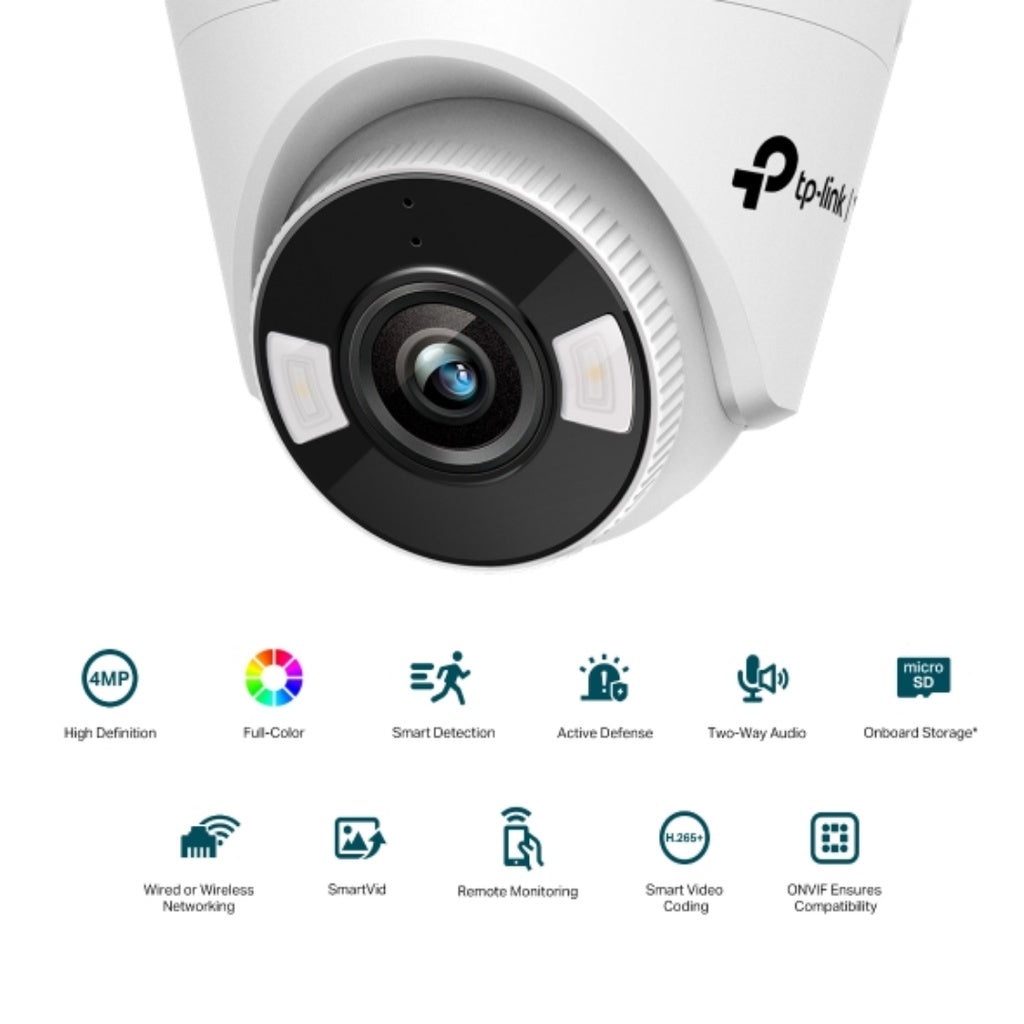 TP-LINK VIGI C440 4MP Full-Color Turret Network Camera