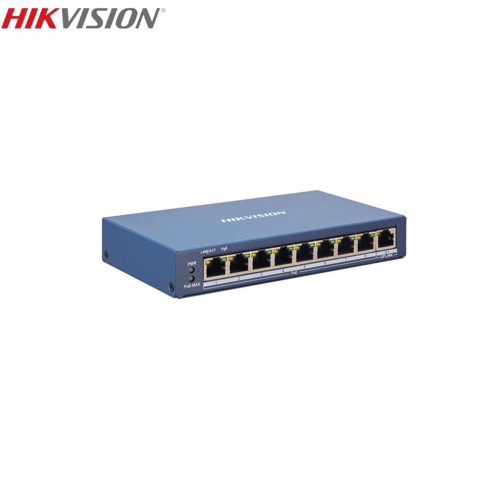 HIKVISION DS-3E1309P-EI 8 Port Fast Ethernet Smart PoE Switch