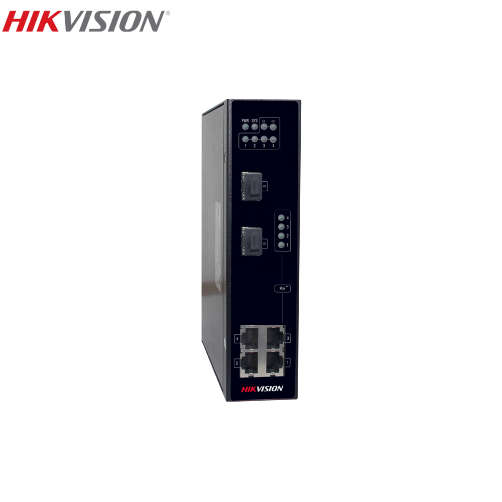 HIKVISION DS-3T0306P 4 Port Fast Ethernet Unmanaged Industrial PoE Switch