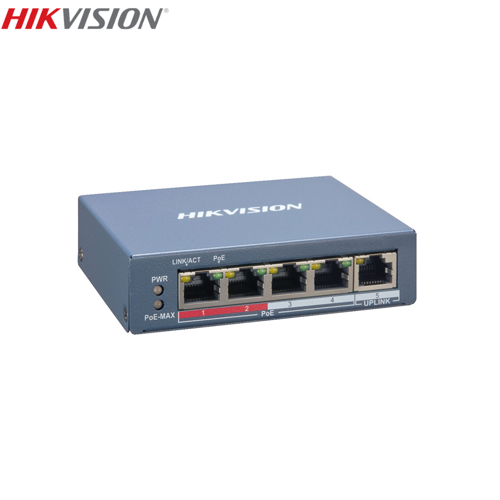 HIKVISION DS-3E1105P-EI 4 Port Fast Ethernet Smart PoE Switch