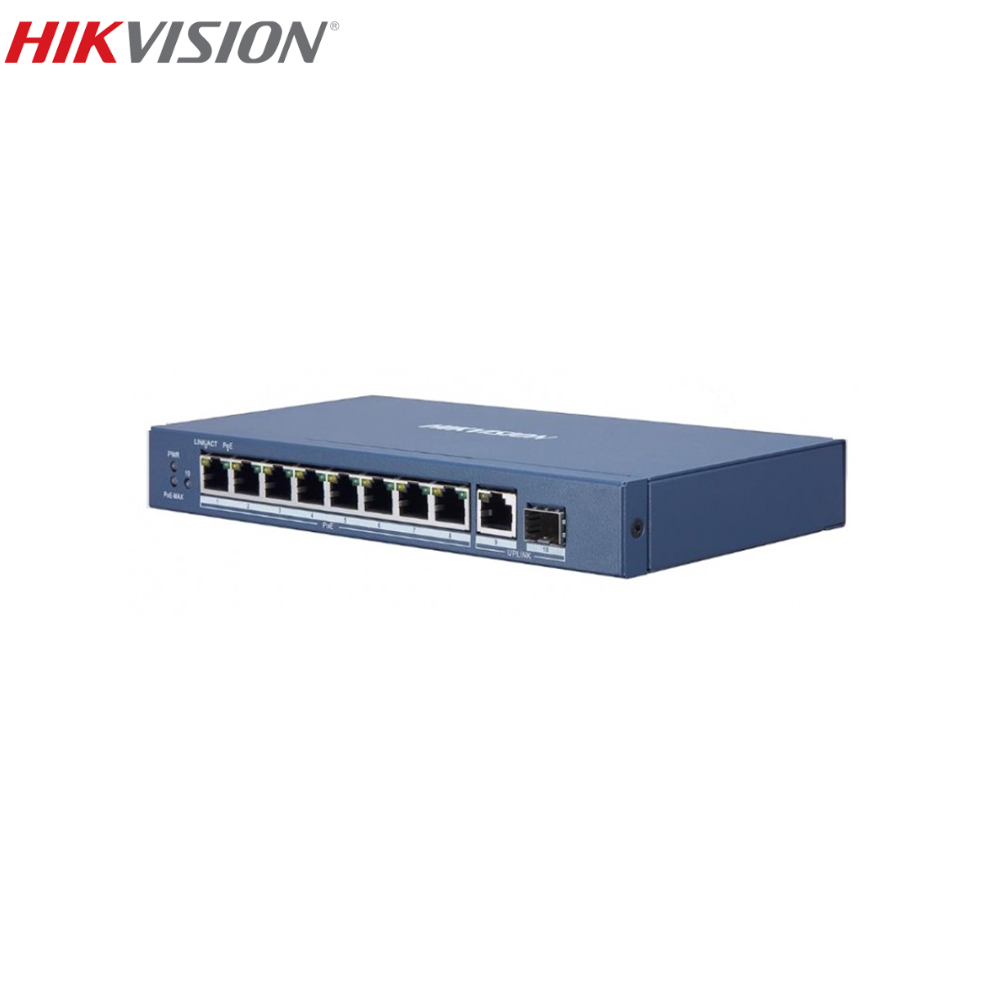 HIKVISION DS-3E0510P-E/M 8 Port Gigabit Unmanaged PoE Switch