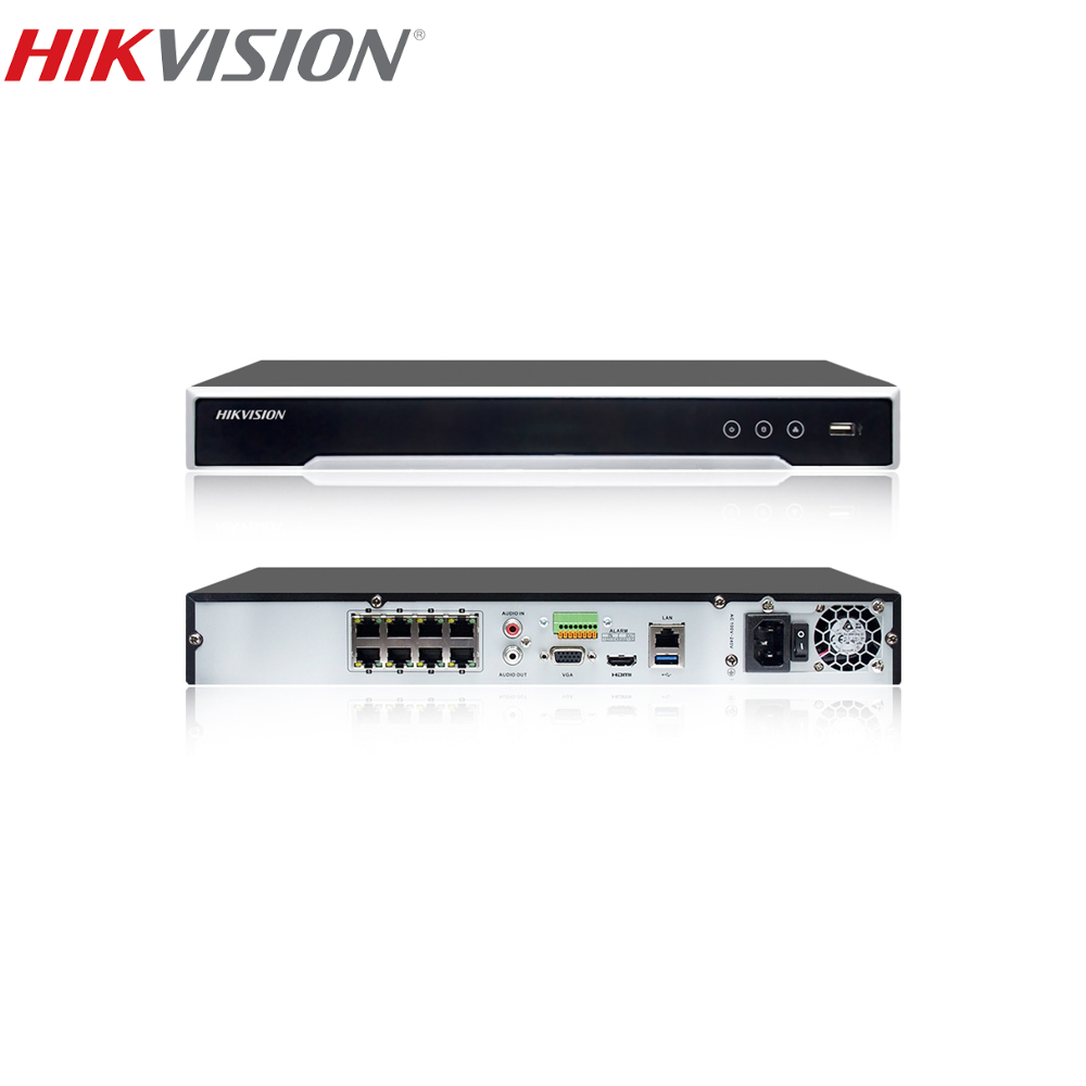 HIKVISION DS-7608NI-I2/8P 8-ch 1U 16 PoE 4K NVR