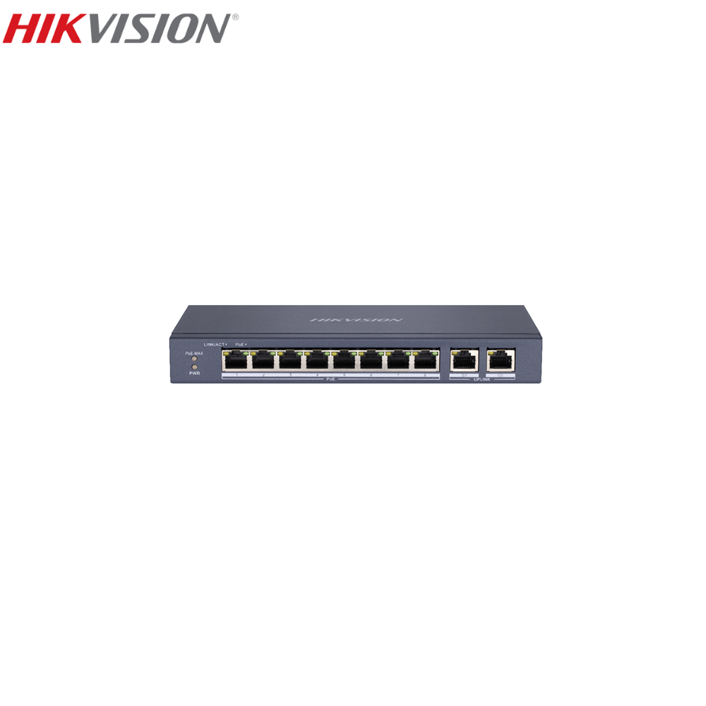 HIKVISION DS-3E0310P-E/M 8 Port Fast Ethernet Unmanaged PoE Switch