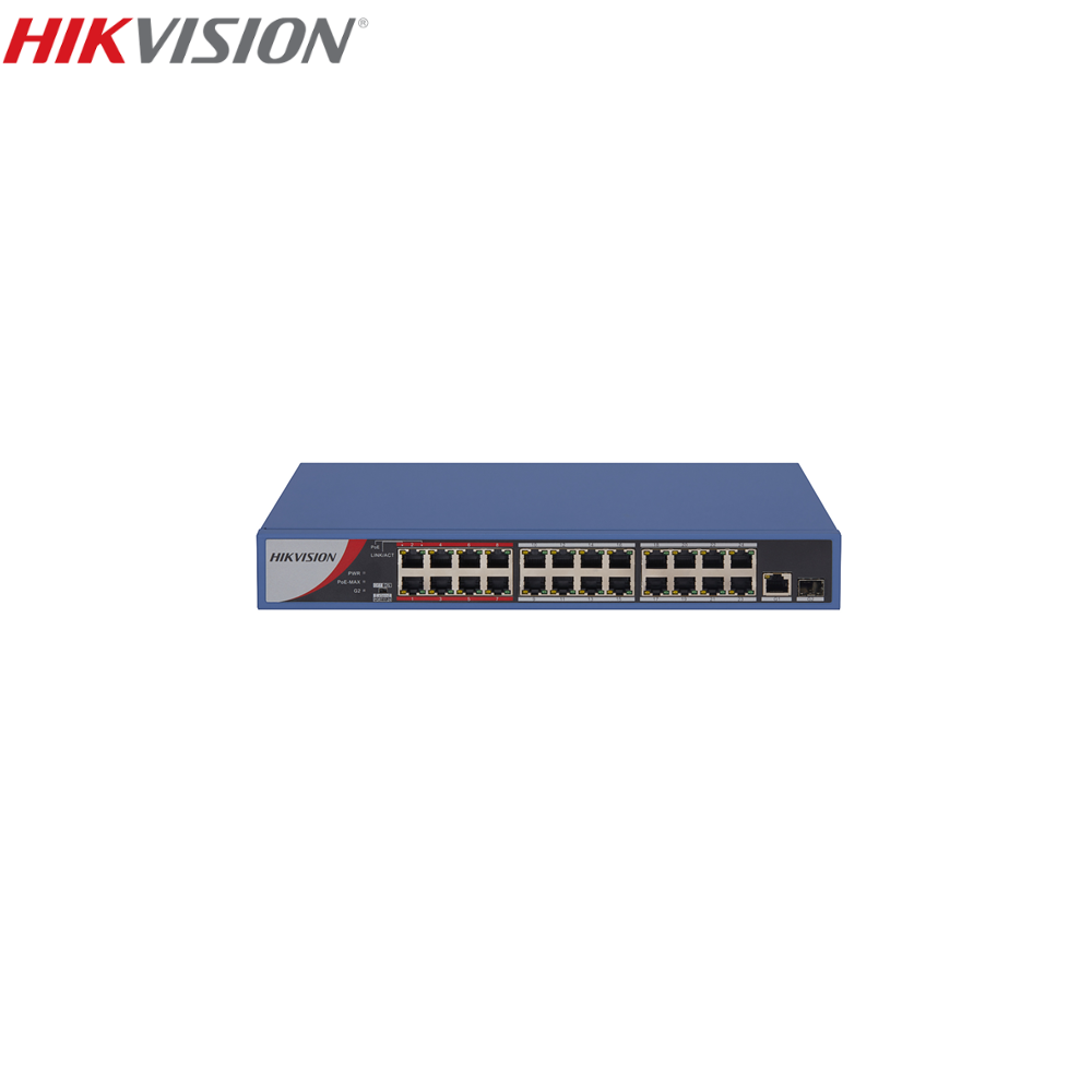 HIKVISION DS-3E0326P-E/M(B) 24 Port Fast Ethernet Unmanaged PoE Switch