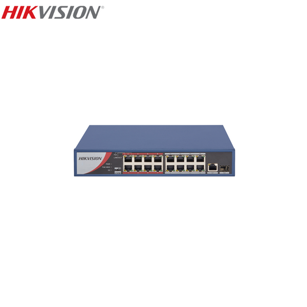 HIKVISION DS-3E0318P-E(B) 16 Port Fast Ethernet Unmanaged PoE Switch