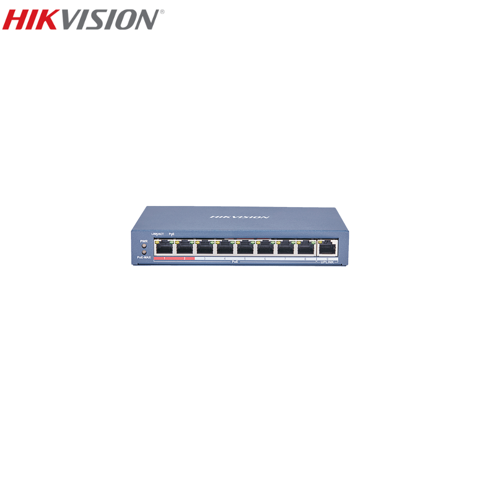 HIKVISION DS-3E0109P-E(C) 8 Port Fast Ethernet Unmanaged PoE Switch