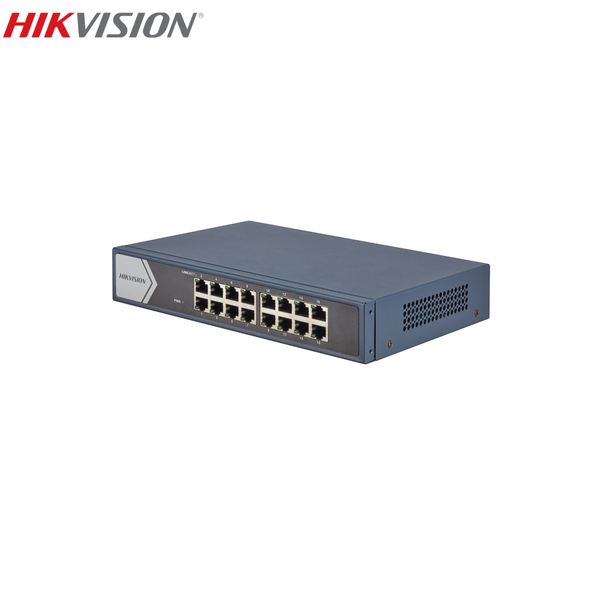 HIKVISION DS-3E0516-E(B) 16 Port Gigabit Unmanaged Switch