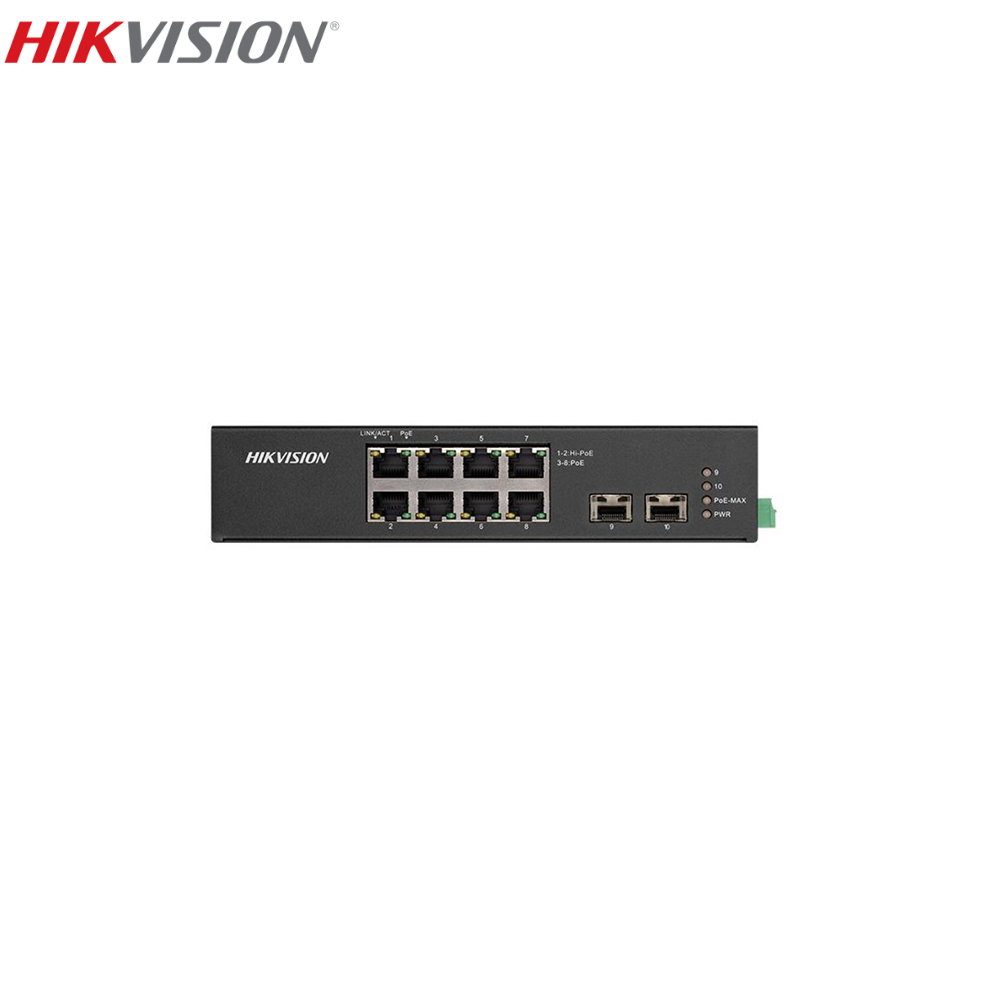 HIKVISION DS-3T0510HP-E/HS 8 Port Gigabit Unmanaged Harsh PoE Switch