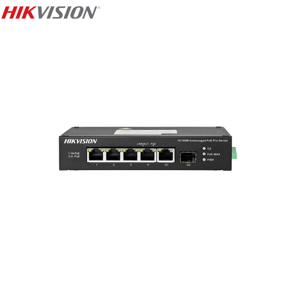 HIKVISION DS-3T0306HP-E/HS 4 Port Fast Ethernet Unmanaged Harsh PoE Switch