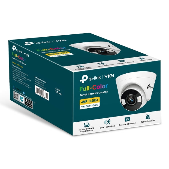 TP-LINK VIGI C440 4MP Full-Color Turret Network Camera