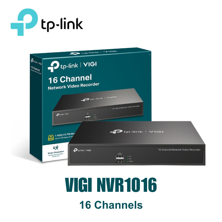 TP-LINK VIGI NVR1016H 16 Channel Network Video Recorder – cctv9
