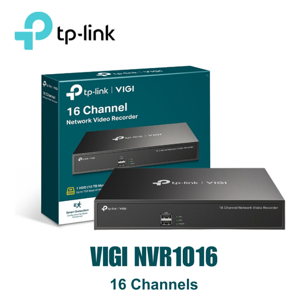 TP-LINK VIGI NVR1016H 16 Channel Network Video Recorder