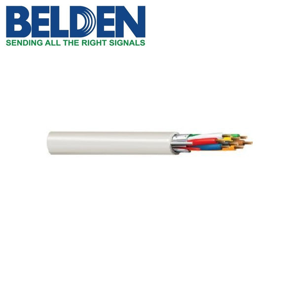 BELDEN 5506FE 0081000 Security & Sound Cable, Riser-CMR, 8-22 AWG Stranded bare copper conductors.