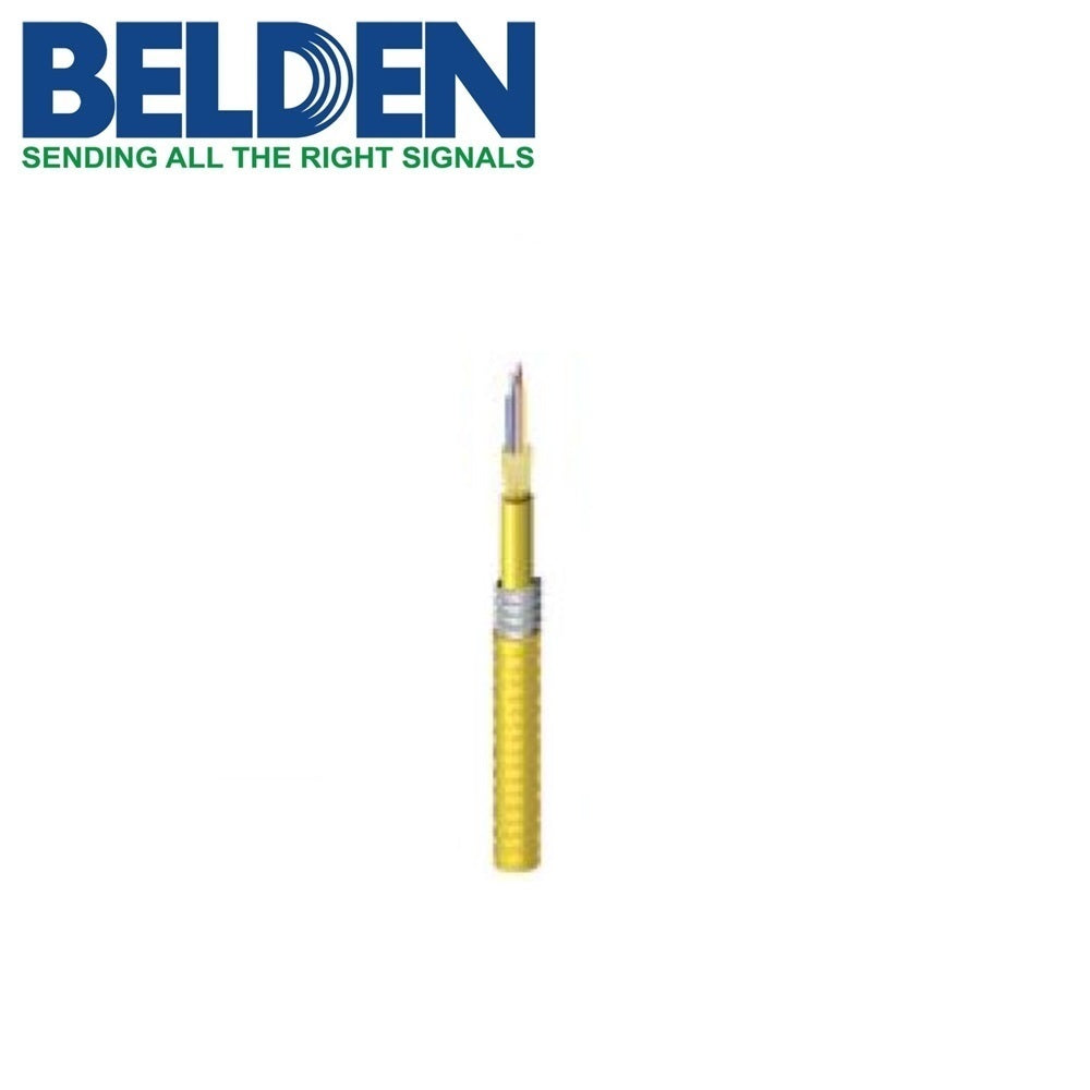 BELDEN GUMXA06 012100 6 Core Singlemode Outdoor Corrugated Steel Tape Double jacket LSZH Distribution Fiber Optic