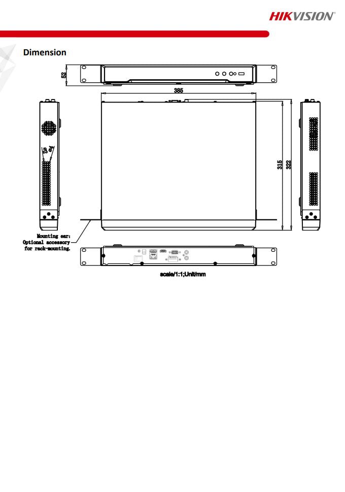 HIKVISION DS-7608NI-K2 8-ch 1U 4K NVR