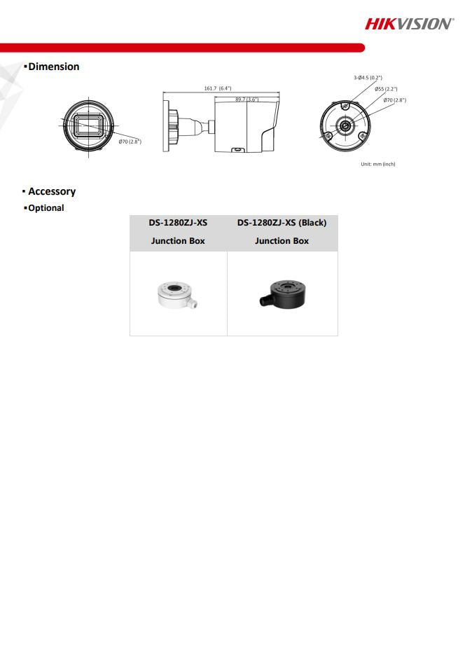 HIKVISION DS-2CD2063G2-I 6MP AcuSense Fixed Bullet Network Camera