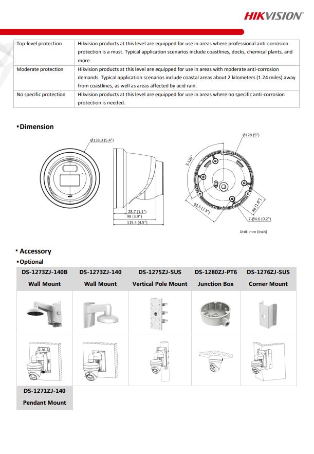 HIKVISION DS-2CD2327G2-LU(C) 2MP ColorVu Fixed Turret Network Camera