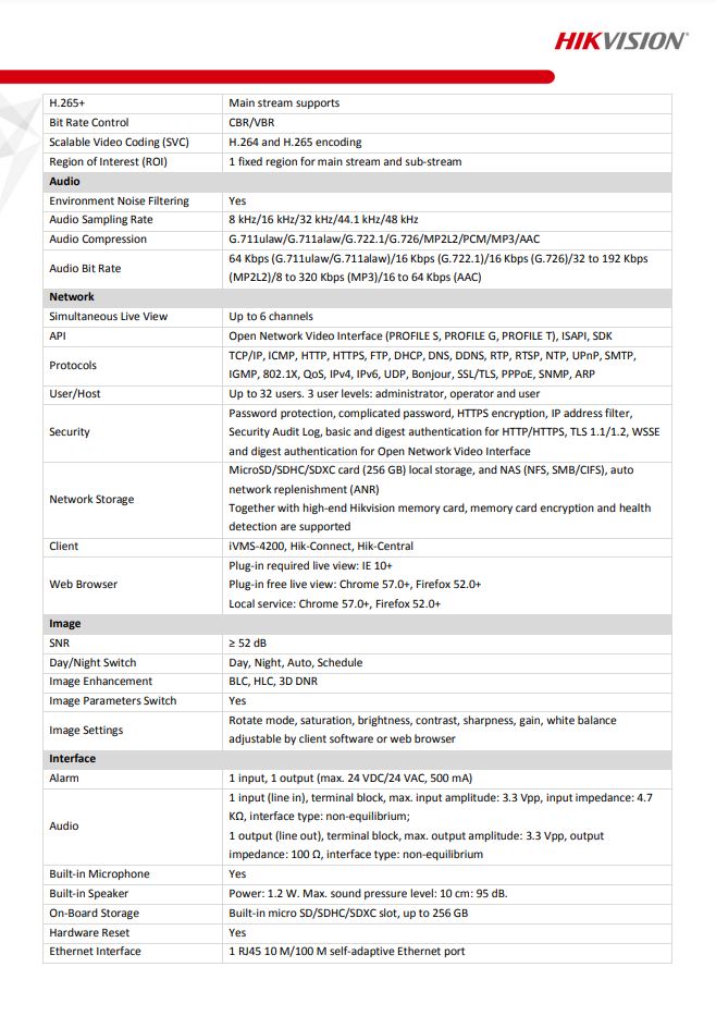 HIKVISION DS-2CD2346G2-ISU/SL(C) 4MP AcuSense Strobe Light & Audible Warning Fixed Turret Network Camera