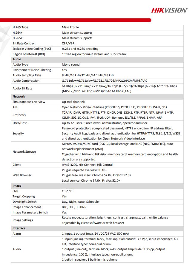 HIKVISION DS-2CD2386G2-ISU/SL(C) 8MP AcuSense Strobe Light & Audible Warning Fixed Turret Network Camera