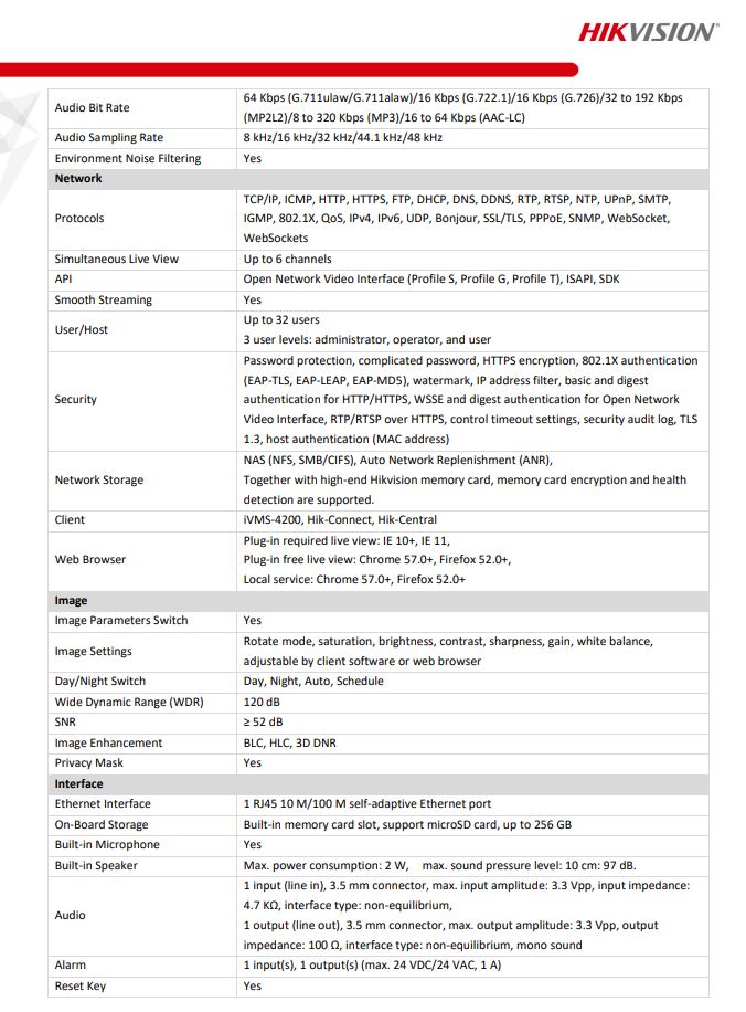 HIKVISION DS-2CD2626G2-IZSU/SL(D) 2MP AcuSense Strobe Light & Audible Warning Varifocal Bullet Network Camera