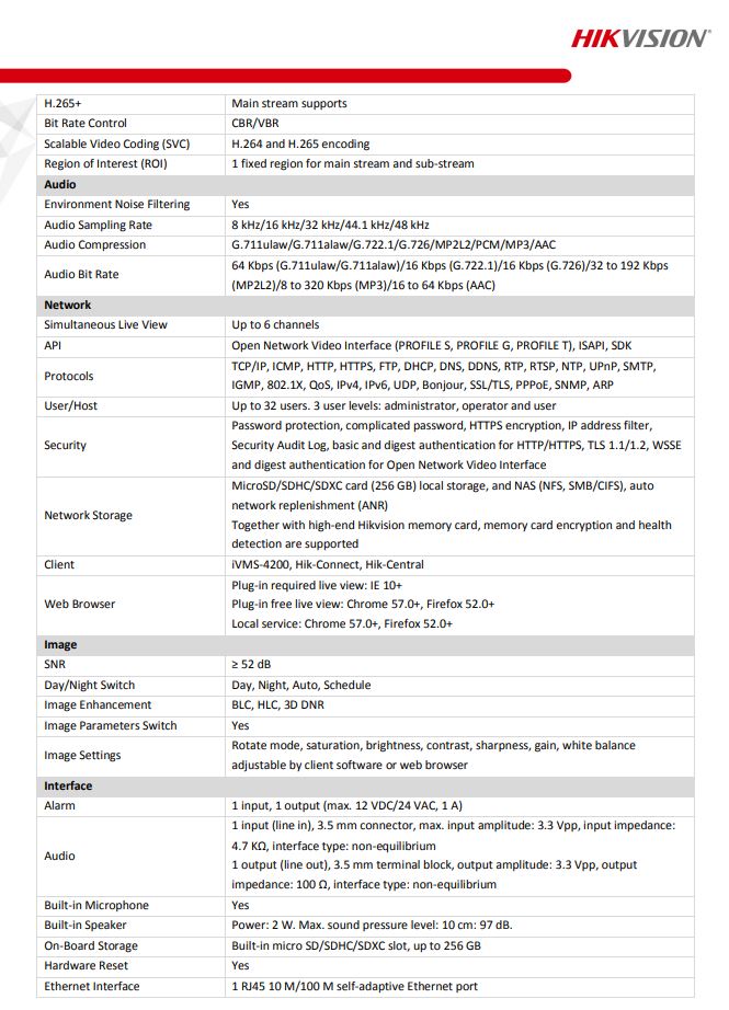 HIKVISION DS-2CD2646G2-IZSU/SL(C) 4MP AcuSense Strobe Light & Audible Warning Motorized Varifocal Bullet Network Camera