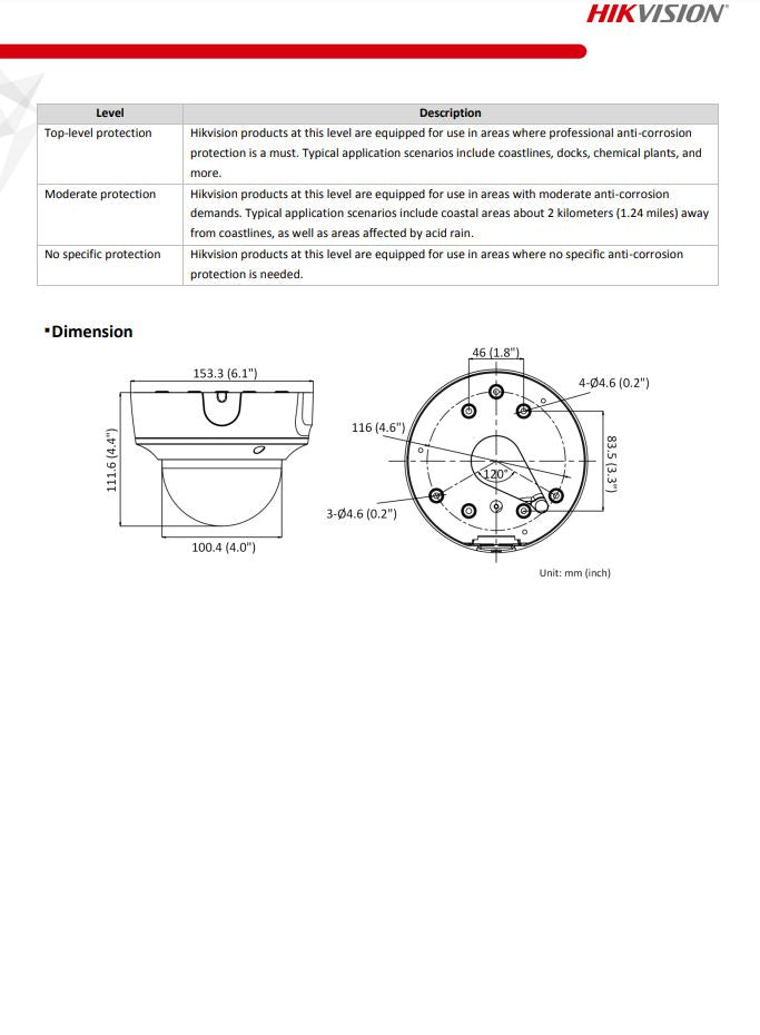 HIKVISION DS-2CD2763G2-IZS 6MP AcuSense Motorized Varifocal Dome Network Camera