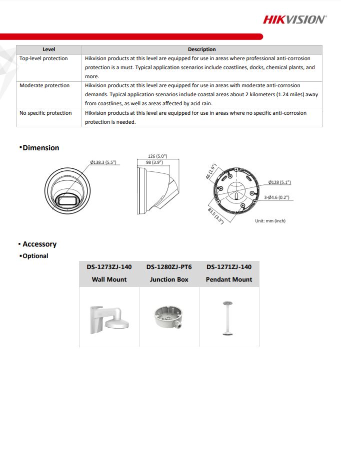 HIKVISION DS-2CD2H83G2-IZS 8MP AcuSense Motorized Varifocal Turret Network Camera