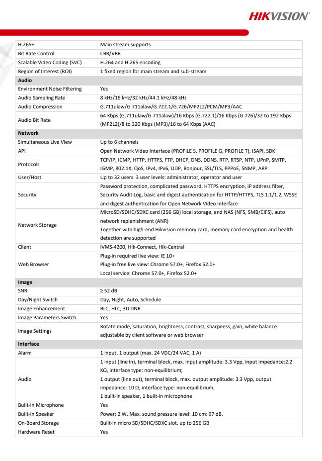 HIKVISION DS-2CD2T46G2-ISU/SL(C) 4MP AcuSense Strobe Light & Audible Warning Fixed Bullet Network Camera