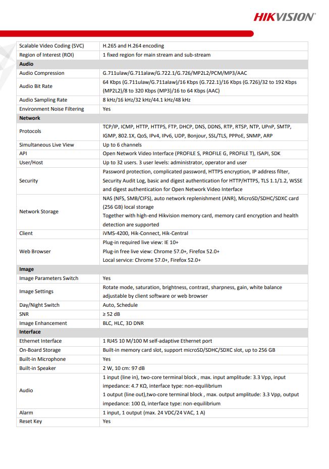 HIKVISION DS-2CD2T47G2-LSU/SL(C) 4MP ColorVu Strobe Light & Audible Warning Fixed Bullet Network Camera