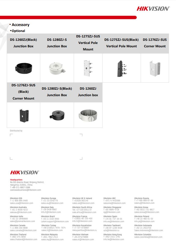 HIKVISION DS-2CD2T66G2-2I(C) 6MP AcuSense Fixed Bullet Network Camera