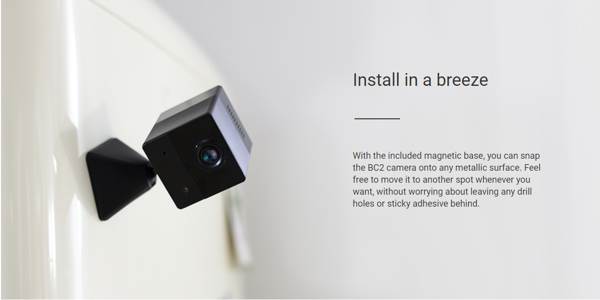 EZVIZ BC2 Wi-Fi Full HD Smart Home Battery Camera