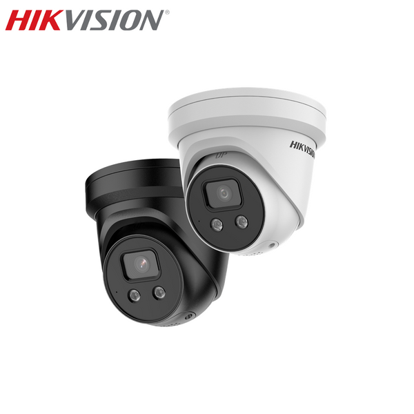 HIKVISION DS-2CD2346G2-ISU/SL(C) 4MP AcuSense Strobe Light & Audible Warning Fixed Turret Network Camera