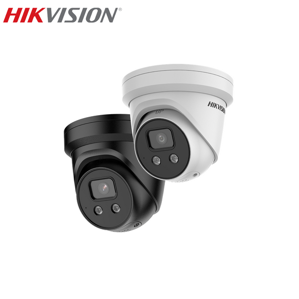 HIKVISION DS-2CD2366G2-ISU/SL(C) 6MP AcuSense Strobe Light & Audible Warning Fixed Turret Network Camera