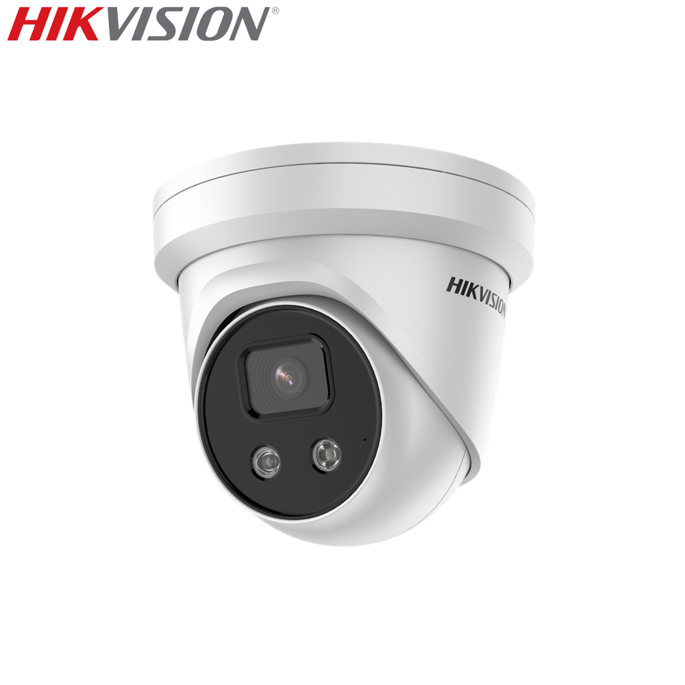 HIKVISION DS-2CD2386G2-ISU/SL(C) 8MP AcuSense Strobe Light & Audible Warning Fixed Turret Network Camera