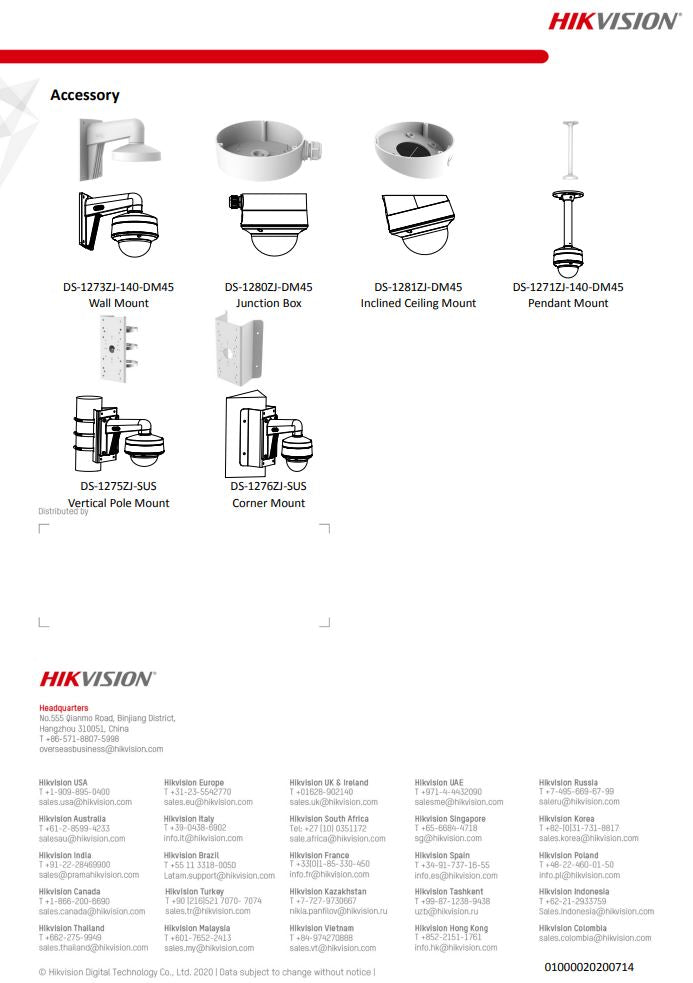 HIKVISION DS-2CE5AD3T-AVPIT3ZF 2MP Ultra Low Light Vandal Motorized Varifocal Dome Camera