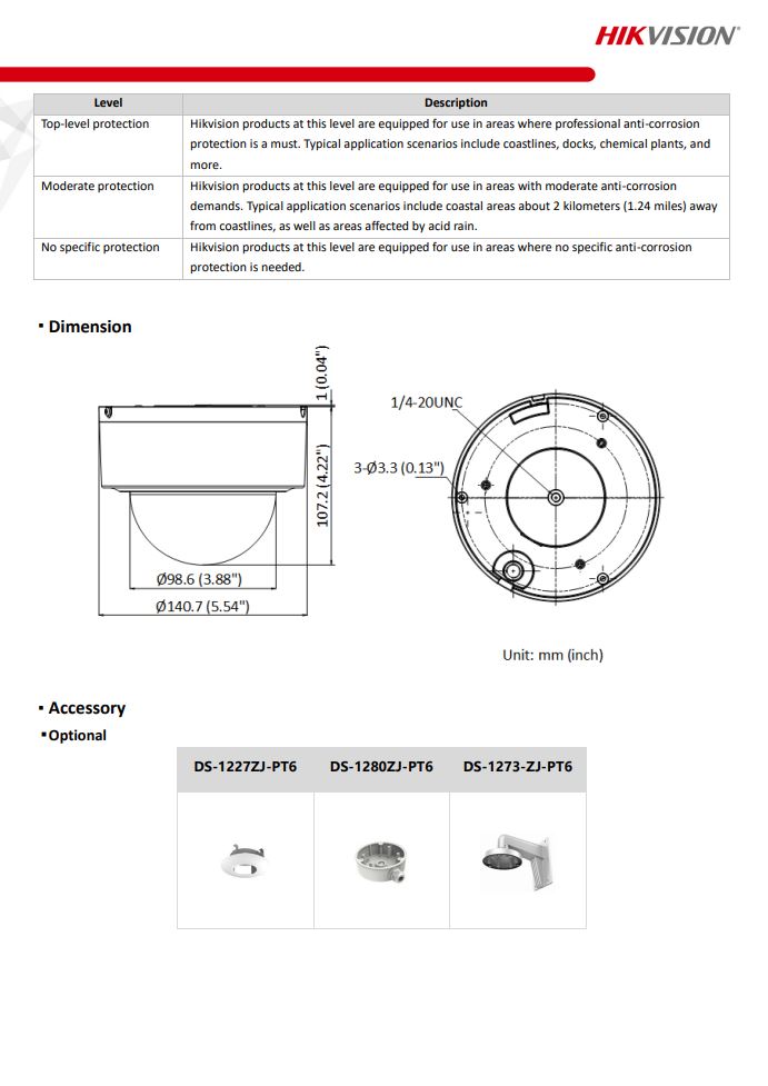 HIKVISION DS-2DE3204W-DE(T5)(B) 3" 2MP 4X Network Speed Dome